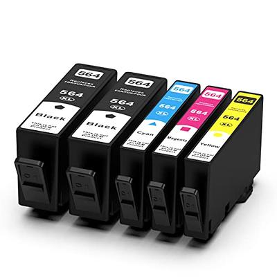Yocare 564XL High-Yield Ink Cartridges (5-Pack), Replacement for HP 564  Combo Pack, Compatible Photosmart 5520 6520 7510 7520 DeskJet 3520 Premium  C309A C410A Printer (2BK/C/M/Y) - Yahoo Shopping