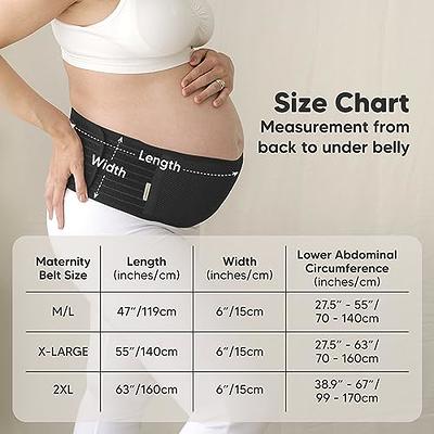 KeaBabies Maternity Belly Band for Pregnancy - Soft & Breathable Pregnancy  Belly Support Belt - Pelvic Support Bands - Tummy Band Sling for Pants -  Pregnancy Back Brace (Midnight Black, M/L) - Yahoo Shopping
