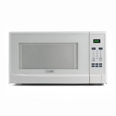 Black Decker 0.9 Cu. Ft. Pull Handle Countertop Microwave White - Office  Depot