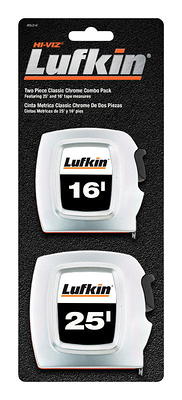 Lufkin P1000 1 in. x 33 ft. Engineer's Hi-Viz Orange Tape Measure