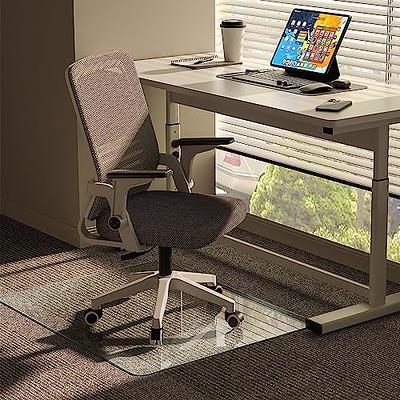 Gorilla Grip Office Chair Mat for Carpet Floor, Slip Resistant Heavy Duty  Under Desk Protector Carpeted Floors, No Divot Plastic Rolling Computer  Mats, Smooth Glide Semi Transparent Design 48x36 Clear - Yahoo