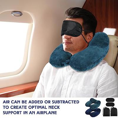 Neck Pillows for Travel, Inflatable Neck Pillow for Airplane