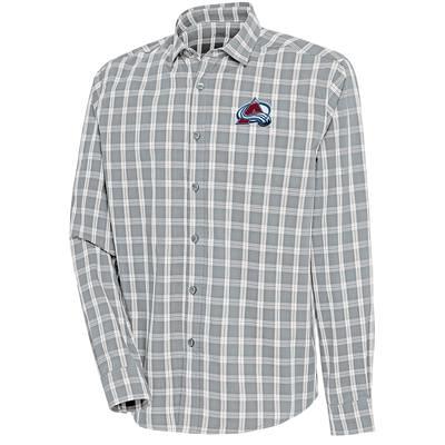 Texas Rangers Antigua Compression Long Sleeve Button-Down Shirt
