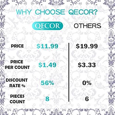 QECOR Eight (8) Large Scented Drawer and Shelf Liners - Royal Damask  Pattern - 14 x 19½ Inch Sheets - Non-Adhesive Paper Sheets for Closet  Shelves and