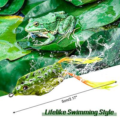 Goture Frog Lure 9 Pcs,Top Water Bass Fishing Lures,Hollow Body Frogs for  Bass Fishing,PVC Frog Fishing Lures with High Carbon Steel Single Fishing  Hook - Yahoo Shopping