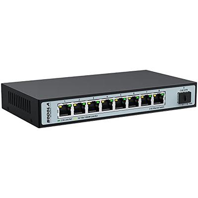 NETGEAR GS305, 5 Port Gigabit Ethernet Network Switch, Ethernet Splitter,  Hub, Desktop, Sturdy Metal, Fanless, Plug and Play