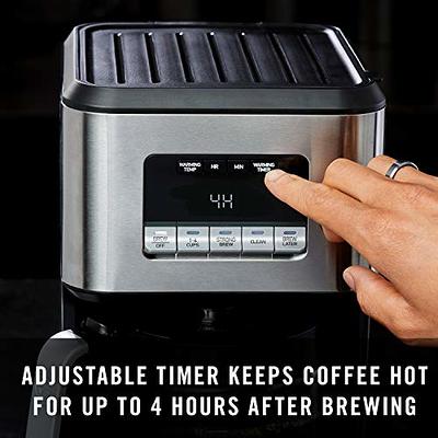 14-Cup Programmable Coffee Maker - Stainless Steel Drip Coffee Maker with  Glass Carafe, High Performance Heating