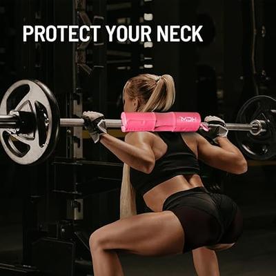 Barbell Pad Squat Pad with Velcro Barbell Neck Pad Squats & Hip Thrusts Pad  Tightly portable Anti-slip for shoulder, neck, back and hips for standard  barbell bars 
