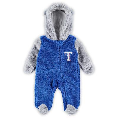 Infant Royal/Heather Gray Chicago Cubs Halftime Sleeper