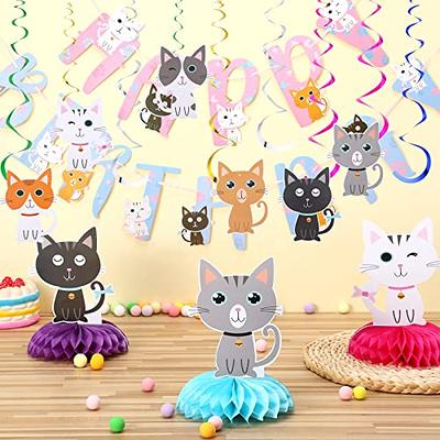 54 Pieces Art Party Decorations Hanging Swirls Painting Party Hanging Decoration