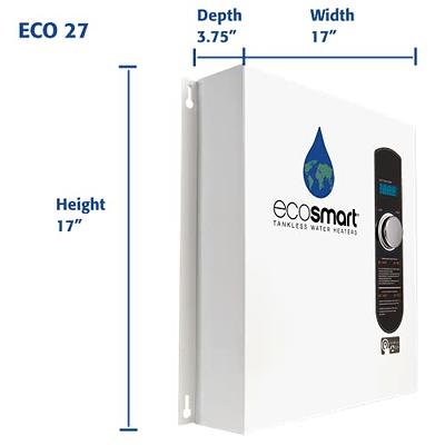 EcoSmart ECO 8 Tankless Electric Water Heater 8 kW 240 V ECO 8 - The Home  Depot