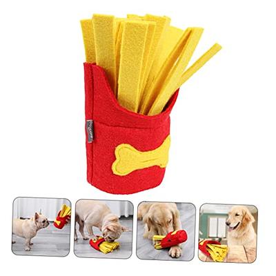 Interactive Dog Toys Snuffle Mat for Dogs, Chips Dog Snuffle Toy Treat Puzzle Toys, Large Dog Enrichment Toys Crinkly Squeaky Hide & Seek Toy for