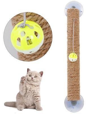 Interactive Cat Toys with Super Suction Cup Sticky Detachable Feather Bird  Cat Stick Toy for Indoor Cats Kitten Play Chase Exercise 