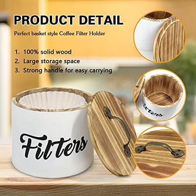 Coffee Station Organizer Wooden Coffee Bar Accessories Organizer for  Countertop, Farmhouse Kcup Coffee Pod Holder Storage Basket Coffee Bar  Organizer - White - Yahoo Shopping