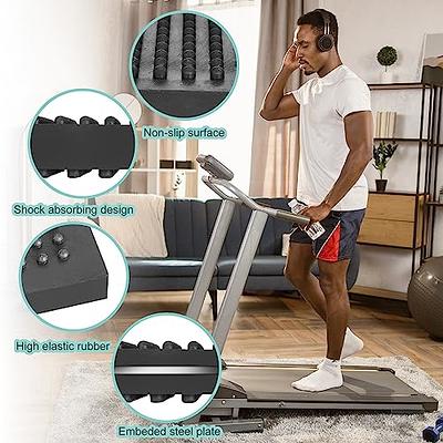 Treadmill Mat Shock-Absorbing Fitness Gym Pad Sound-proof Floor Protector  for Exercise Equipment