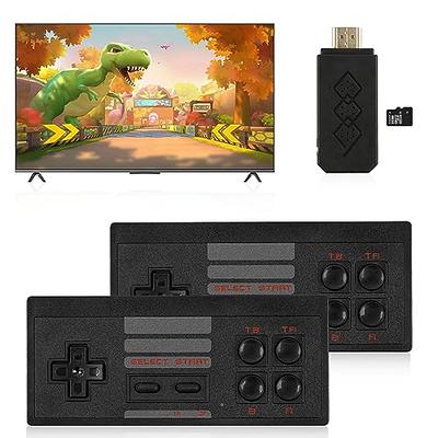  Wireless Retro Game Console, Built in 10000 Games, 9 Emulators,  Plug & Play Video Game Stick 4K HDMI Output for TV with Dual 2.4G Wireless  Controllers (64G) : Toys & Games
