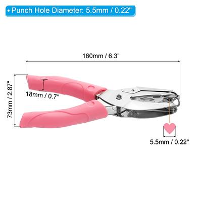 0.2 Single Hole Punch Handheld Hole Puncher Heart Hole Paper