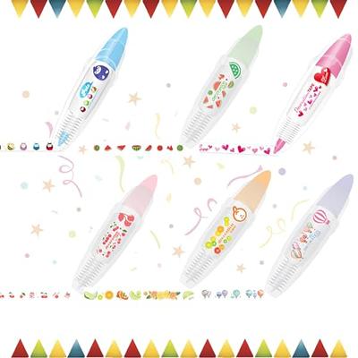 DASHENRAN Joyfullift Decorative Pens, DIY Cute Animals Press Type Decorative  Pen, Joyful Lift Pens, Cute Scrapbooking Diary Decorative Correction Tapes  (4PCS-B) - Yahoo Shopping