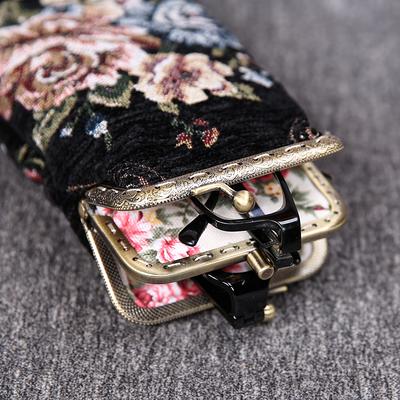 Vintage Carpet Glasses Case Victorian Style Handsewn Double Kiss Lock Pouch  Travel Sunglasses Bag Bridesmaid Gift For Her Floral 5 Colors - Yahoo  Shopping