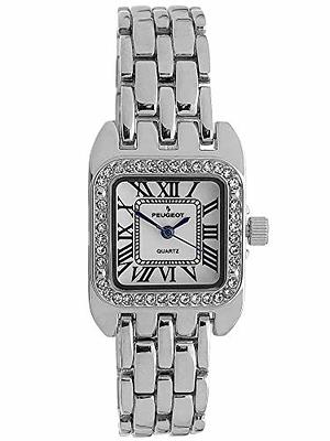 Peugeot Women's Crystal Bezel Dress Watch