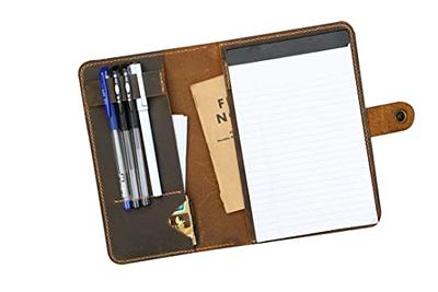 Personalized distressed leather cover organizer for Clever Fox Planner –  DMleather
