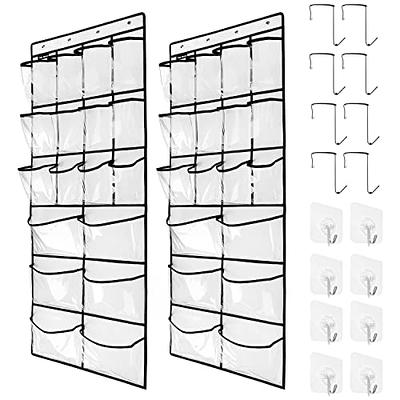 Yocice Wall Mounted Shoes Rack 4Pack with Sticky Hanging Strips