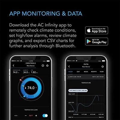 Temperature monitoring with a Bluetooth-enabled sensor. Patients put