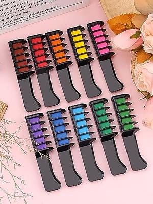 New Hair Chalk Comb for Girls Kids, Washable Temporary Hair Color Dye for  Kids Age 5 6 7 8 9 10+ Birthday Party Gift Cosplay DIY, Christmas (White &  Pink & Purple) - Yahoo Shopping