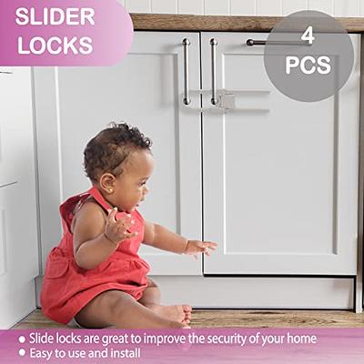 Inaya Complete Baby Proofing Kit - Child Safety Hidden Locks for Cabinets &  Drawers, Adjustable Safety Latches, Corner Guards and Outlet Covers - Baby