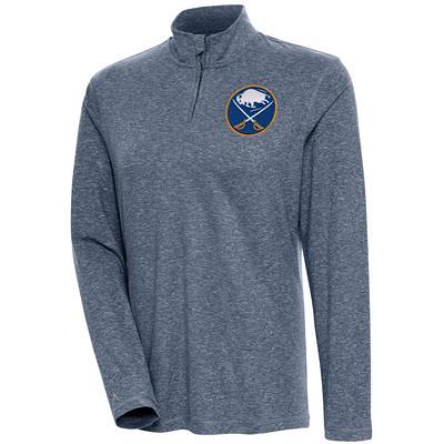 Men's Antigua White Buffalo Bills Tribute Quarter-Zip Lightweight