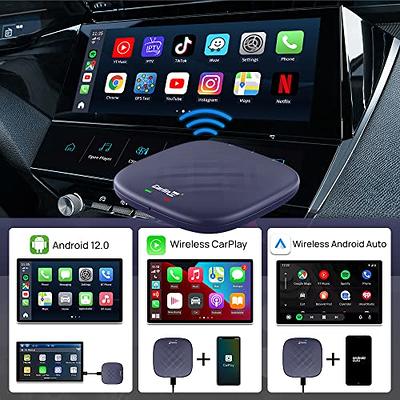 Ai Box Android 13 Led Wireless Android Auto & Apple CarPlay Smart Tv Box  QCM6125 Netflix
