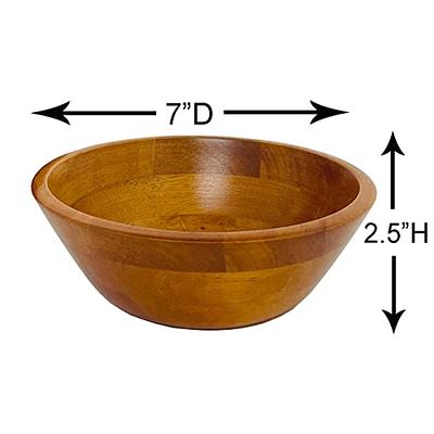 Individual Wood Salad Bowl Set of 4