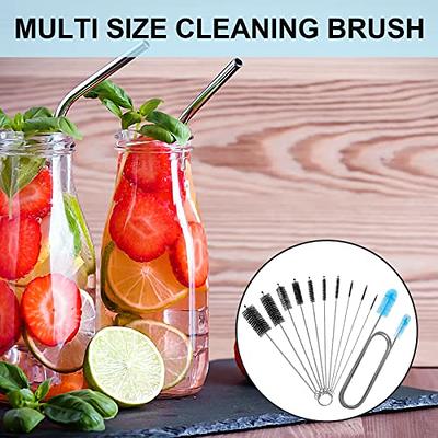 Cleaning Brush Set Glass Bottles Small Brushes Kits for Narrow Neck Bottle