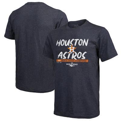 Men's Majestic Threads Orange Houston Astros Throwback Logo Tri