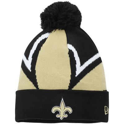 New Orleans Saints New Era 2023 Black Sideline Cuffed Knit Hat With Po