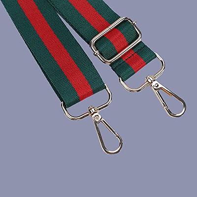 Purse Strap Replacement Crossbody, 1.5 Golden Buckle Green & Red Purse  Strap for Women, Adjustable Bag Straps Replacement
