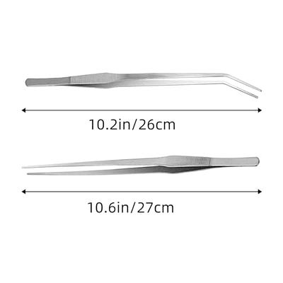 Aquarium Tweezers Extra Long 15 inches, Luxiv Stainless Steel