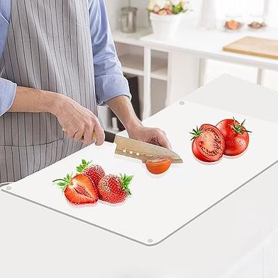 Acrylic Cutting Board, Clear Transparent Chopping Board, Non-slip