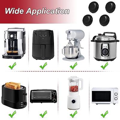 GINOYA Kitchen Appliance Sliders, 16pcs DIY Adhesive Appliance Movers for  Air Fryer Coffee Maker Easy Moving Saving Space (Black) - Yahoo Shopping