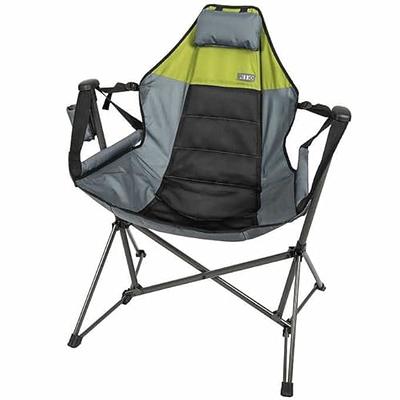 Outsunny Fishing Bed Chair, Folding Camping Chair with Reclining