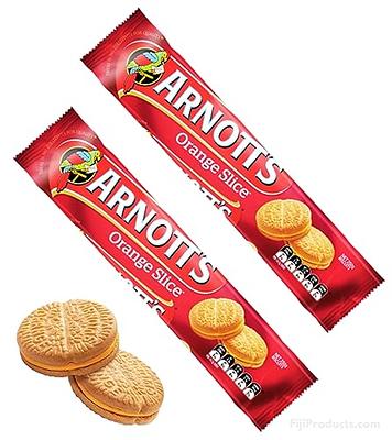 Arnott's Orange Slice Biscuits (Pack of 2 x 250g) Delicious Rich, Two  crunchy biscuits sandwich a layer of rich orange cream filling, with real  orange essence - Yahoo Shopping
