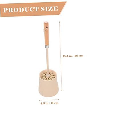 Wooden Toilet Brush with Stand