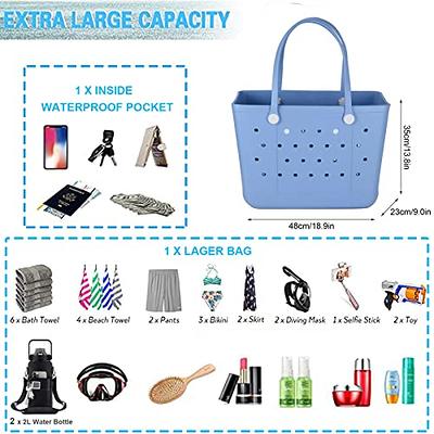  Qkstan Beach Bag Rubber Tote Bag - Waterproof