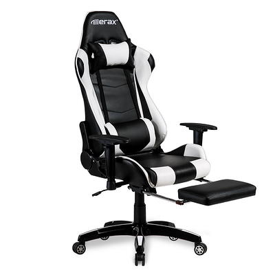 Finn Racing Adjustable Pillow And Leg Support Gaming Chair White - Mibasics  : Target