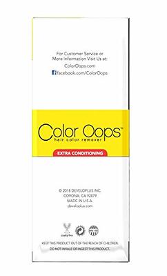 Color Oops Extra Conditioning Hair Color Remover, Pac - Yahoo Shopping