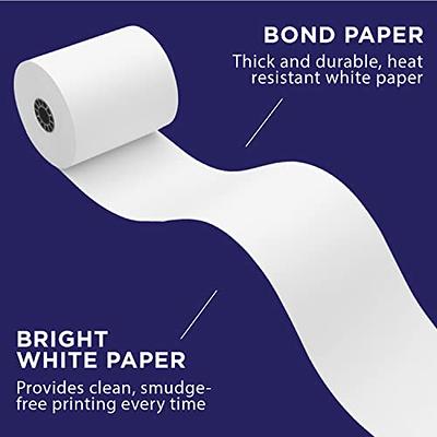 1-Ply Kitchen Printer Paper Bond 3x150' (50 Rolls)