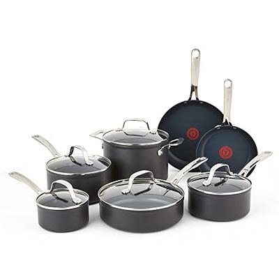 T-Fal Essentials 20 Pc. Nonstick Cookware Set, Black