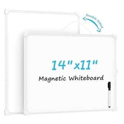 White Board Dry Erase for Wall, 10 Markers, 4 Magnets, 1 Eraser