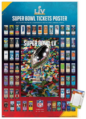 Super Bowl LVI Champions Rams Standard Ticket F rame 