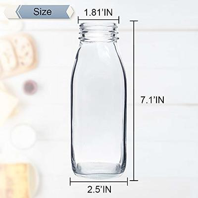 16 oz. Glass Milk Bottle